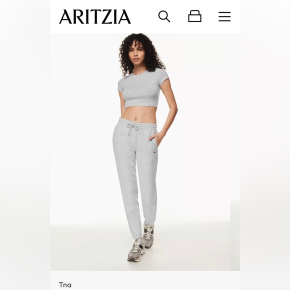 Aritzia Tna Cozy Fleece Boyfriend Sweatpants sz Small - Picture 11 of 11